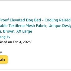XXL Dog Cot 