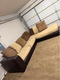 Excellent Leather Sectional Sofa