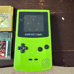 Gameboy Color w/ games