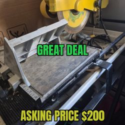 Brutus Wet Tile Saw With Metal Stand