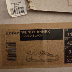 Hey Dudes Wendy Annex Rodeo Black  