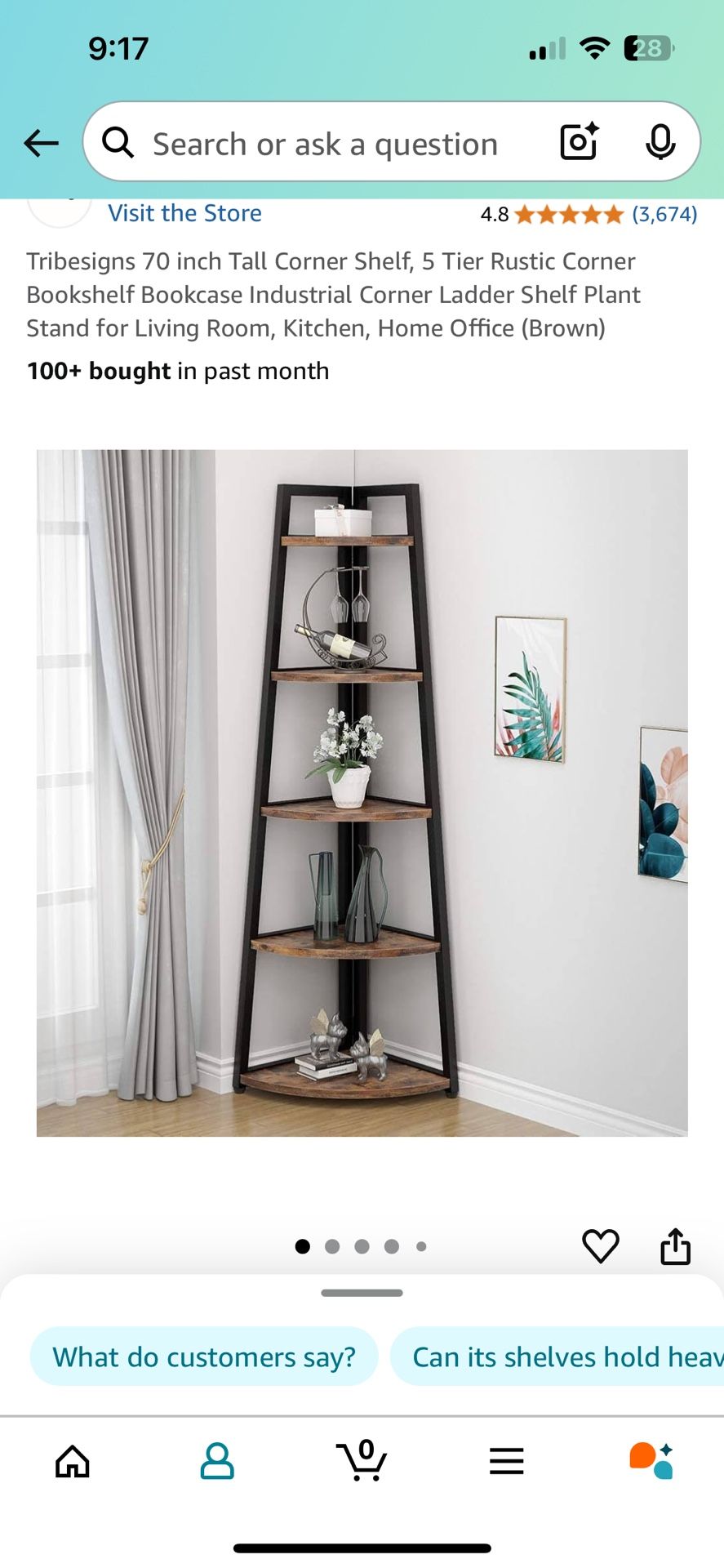 Corner Shelf Unit