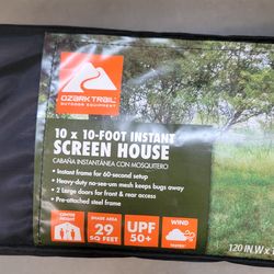 Screen house canopy