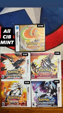 Pokémon games (PRICES IN PHOTOS)