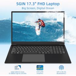 SGIN 17” Labtop Computer  Black