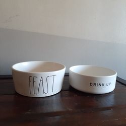 Rae Dunn Artisan Collection, By MAGENTA Pets Bowls