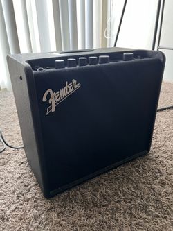 Fender combo amp mustang black guitar