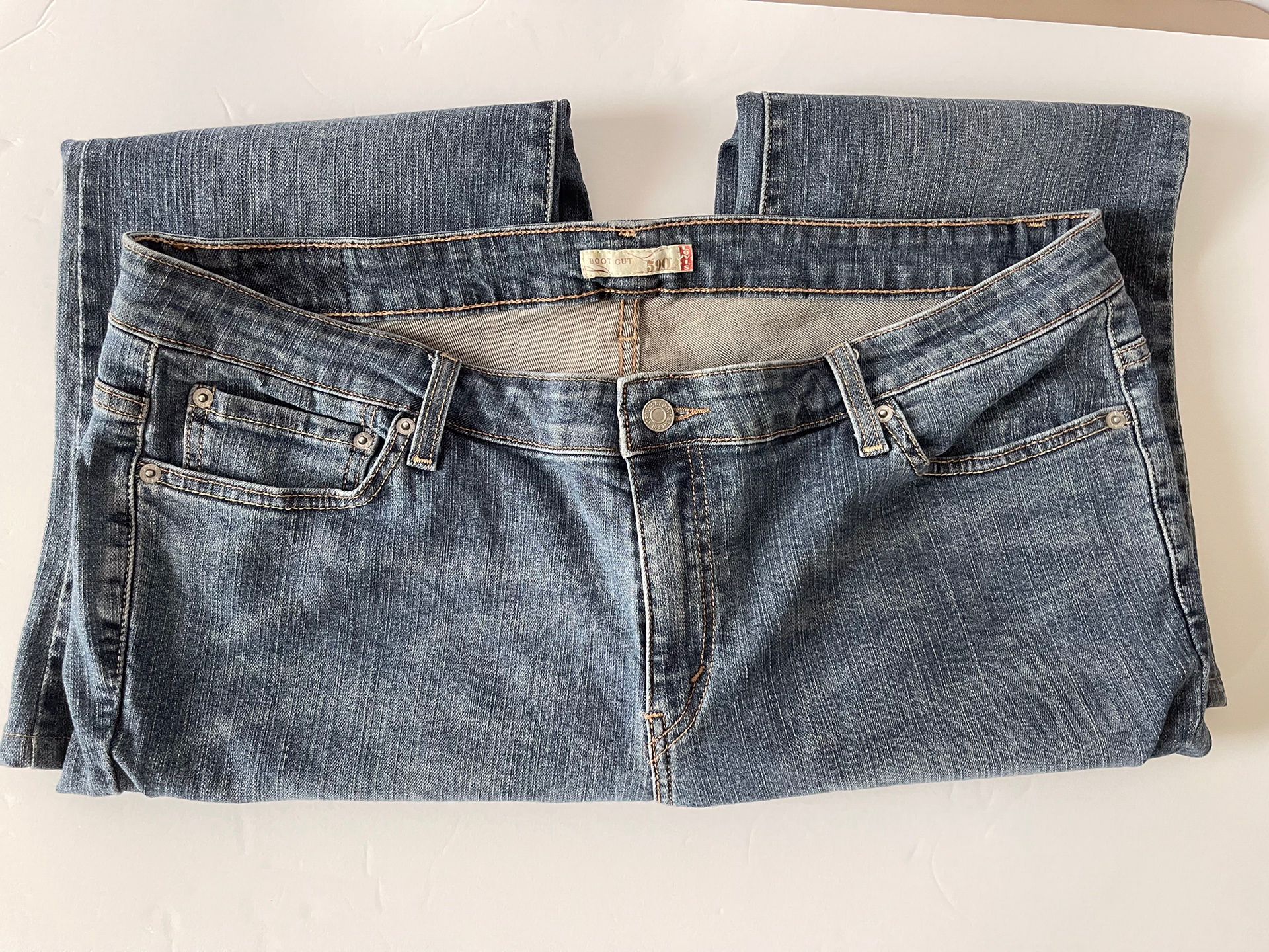 Women Levi’s 590 Jeans 18W Short Bootcut