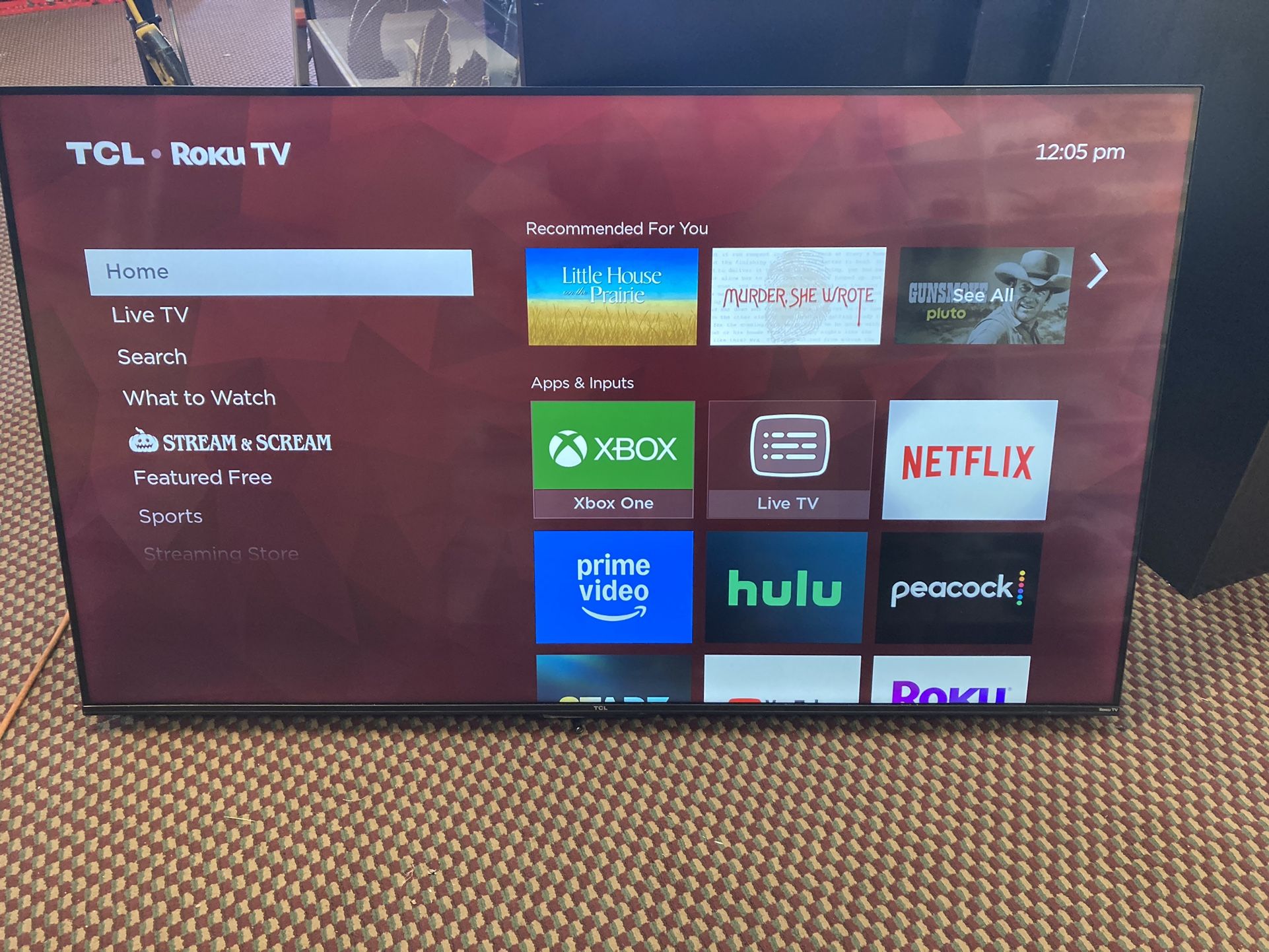 55” TCL Roku Tv