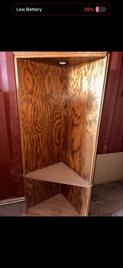 Corner Display Cabinet With Light 