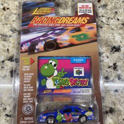 Johnny Lightning Racing Dreams Games Yoshi’s Story N64 1999 Diecast Ford Car NIP