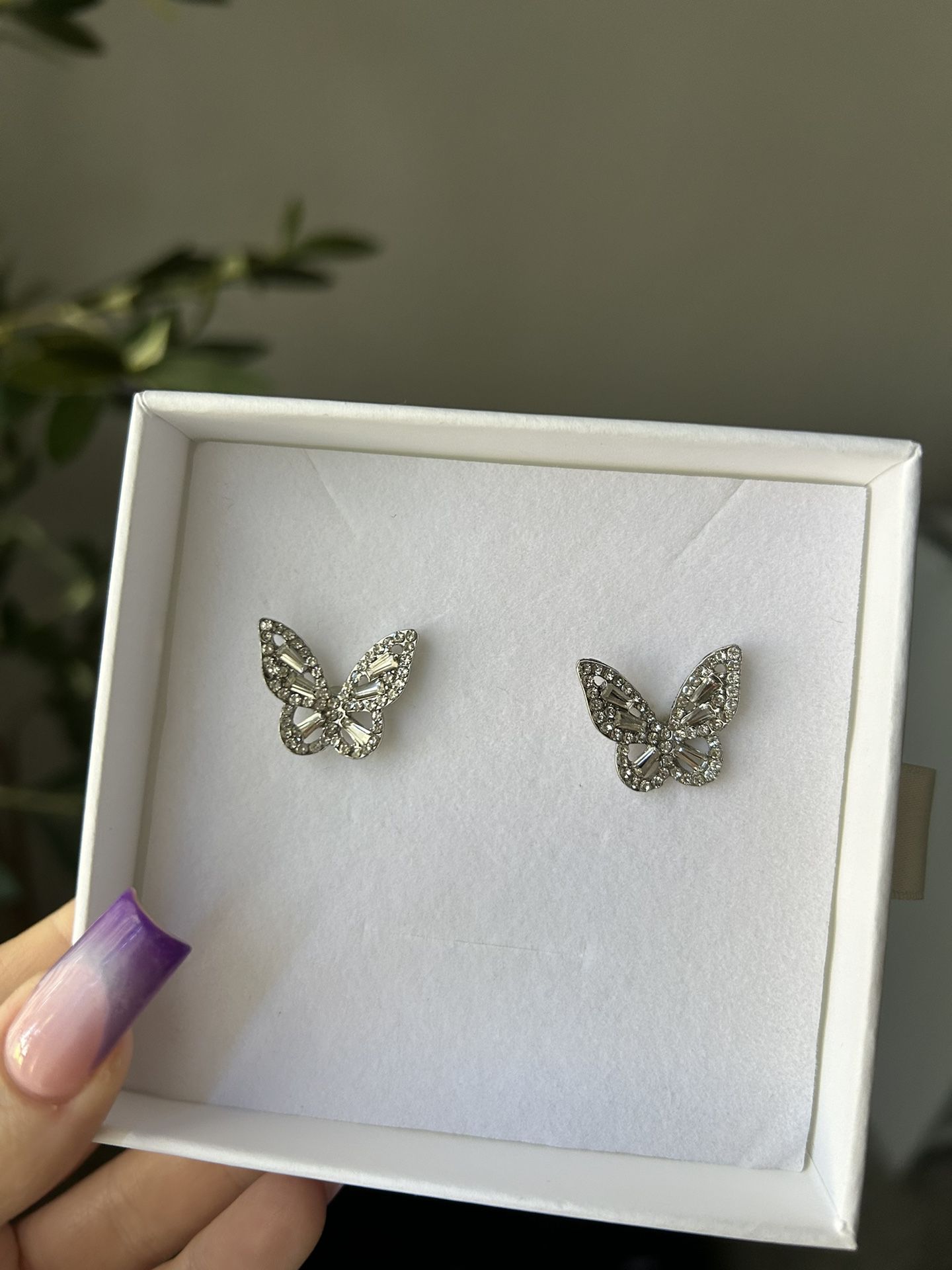 Butterfly Diamond Earrings 