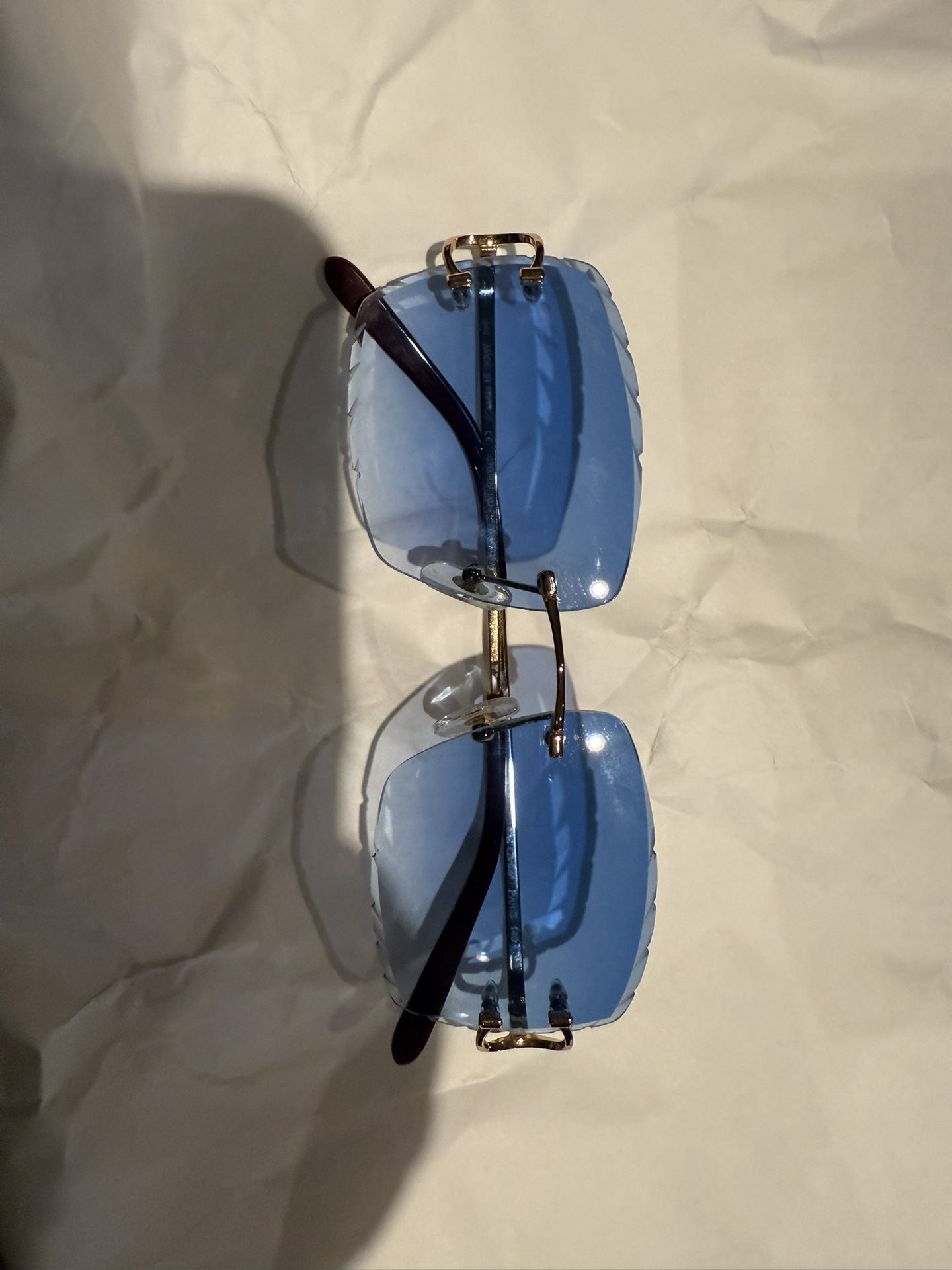 Blue Cartier glasses