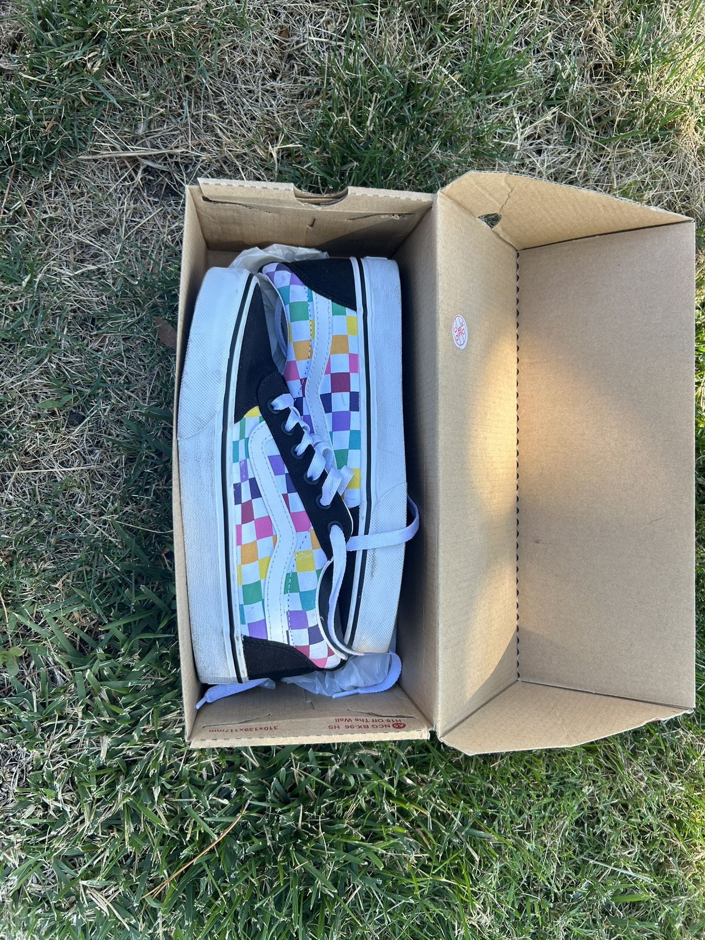 Rainbow Vans Shoes