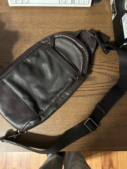 Leather Coach cross body bag  great quality leather no box