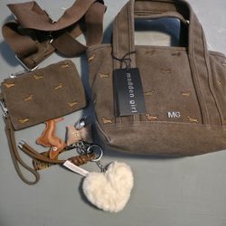 Madden Girl Dachshund Tote Bag