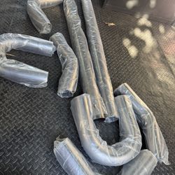 3” Universal Piping Raw Steel 8pcs 