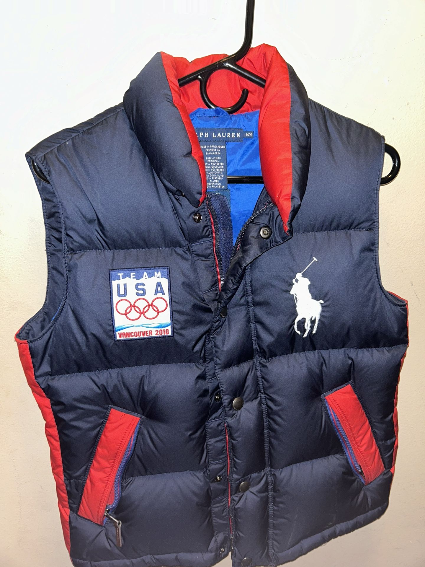 Ralph Lauren USA Olympic puffer vest