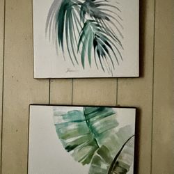  Set Of Tropical Watercolor Prints
