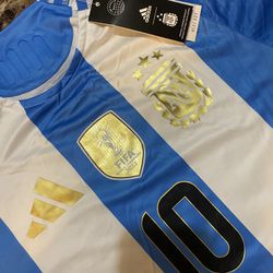 Messi Argentina Jersey World Cup 