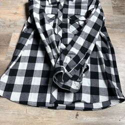 Black and white flannel