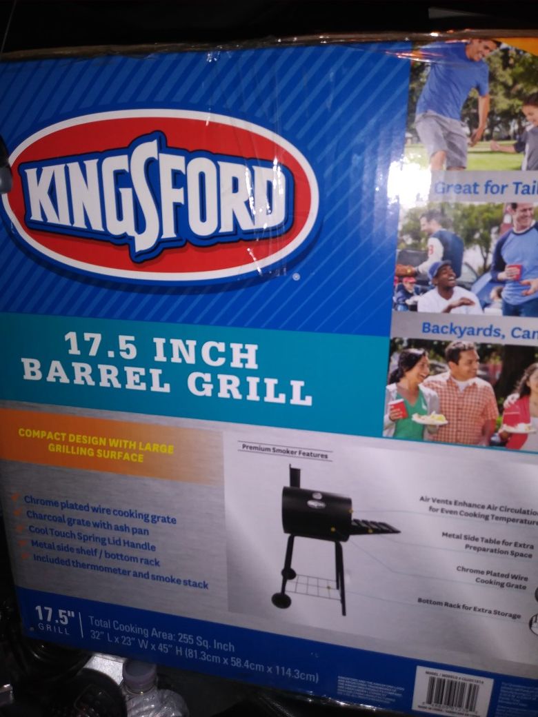Kingsford 17.5-in Barrel Charcoal Grill CG2051014-KF