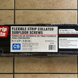 FLEXIBLE STRIP COLLATED SUBFLOOR SCREWS