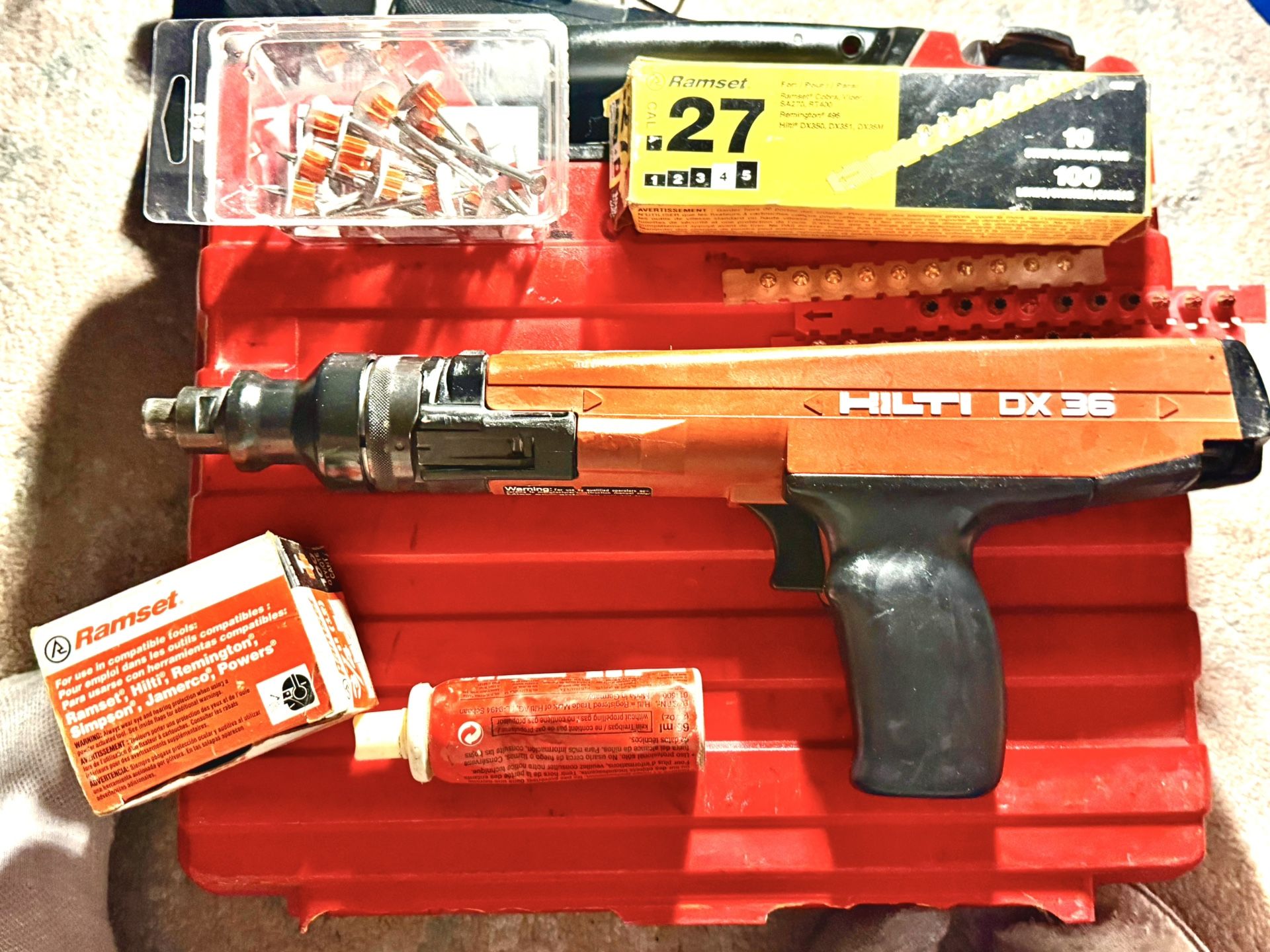 hilti dx 36 semi-automatic powder-actuated fastening tool, 