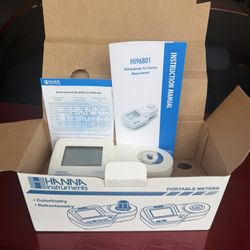 ✨ Hanna HI96801 Digital Refractometer – Sucrose / Brix Meter – Like New in Box ✨