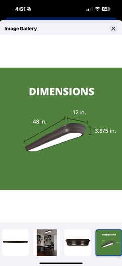 Lampara Led Dimeable 4800 Lumunes 4k / Good Earth Dimmable Portal Light