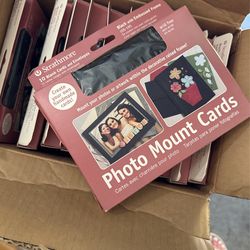 Black Blank Cards Folded