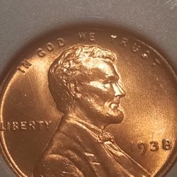 1938-MS-RD Wheat penny