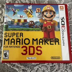 super mario maker Nintendo 2ds-3ds game 