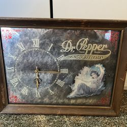 Vintage Dr Pepper late 70’s Wall Clock….