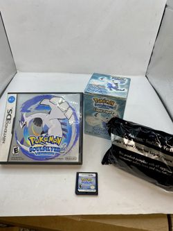 Pokemon: SoulSilver Version Nintendo DS 2010 w sealed Preorder Figure No manual