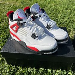 Jordan 4’s Red Cement 