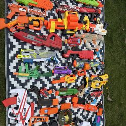 Huge lot of toy guns.