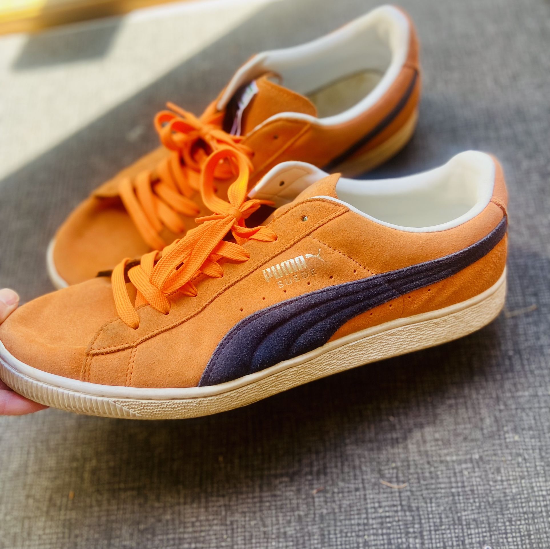 Puma - Men’s Size 13 - Orange & Blue - Hardly Worn