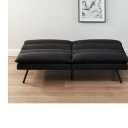 New Black Futon Fold Out Bed