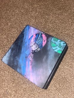 PS4 Slim Custom Space Astronaut Skin