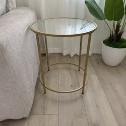Gold Side Table