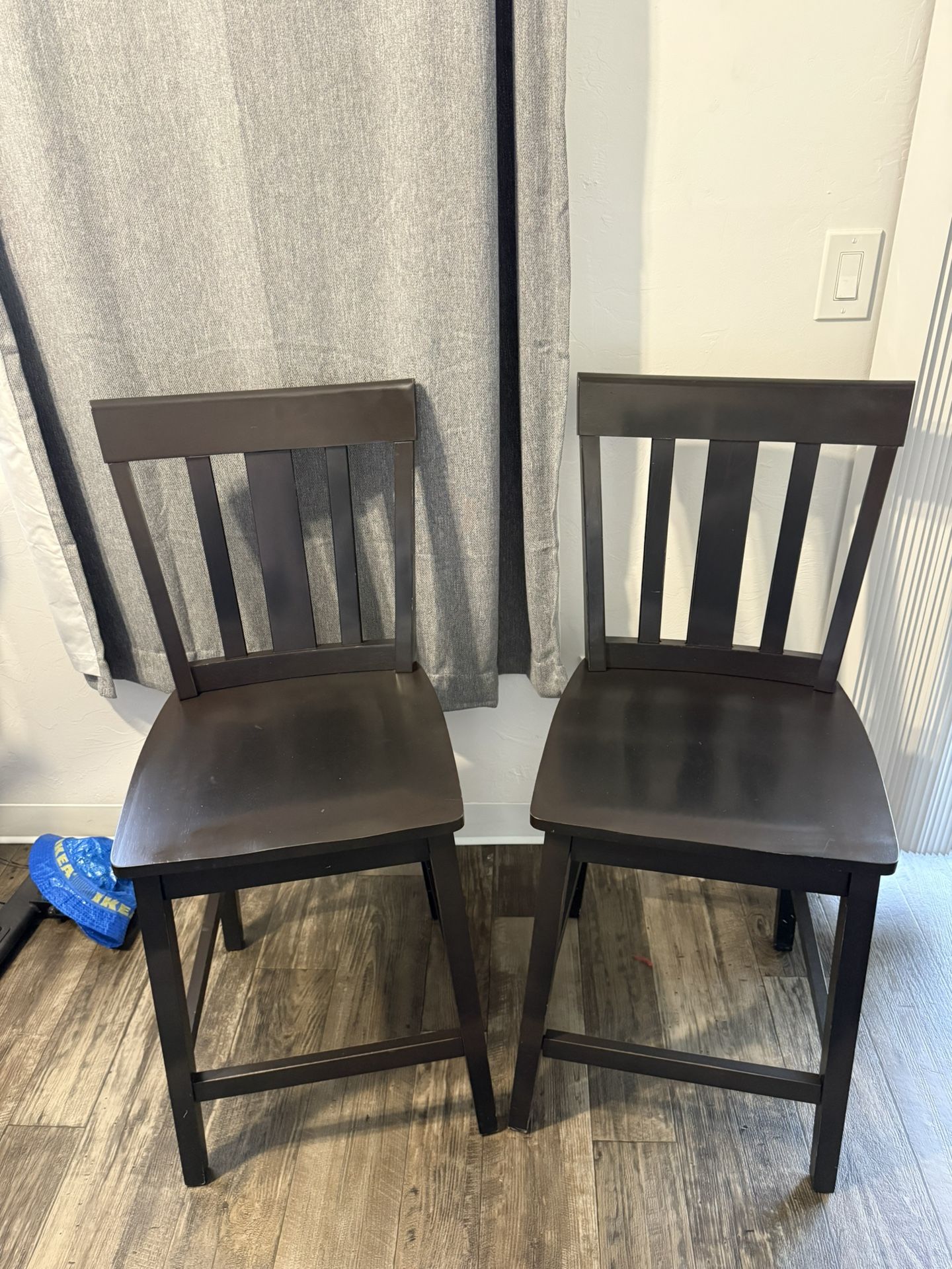 Two IKEA Bar Stools /Chairs Good Condition