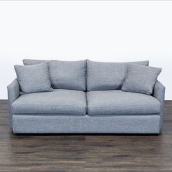*Free Delivery* Gray Crate & Barrel Couch Sofa 3 Seater