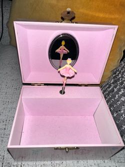 Pink Ballerina Musical Jewelry Box