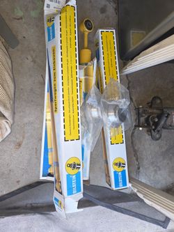 Front and back Bilstein 4600 used shocks and front spacers