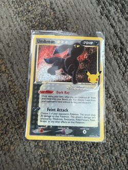 Celebrations black star Umbreon