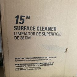 Surface cleaner to be used with your power washer