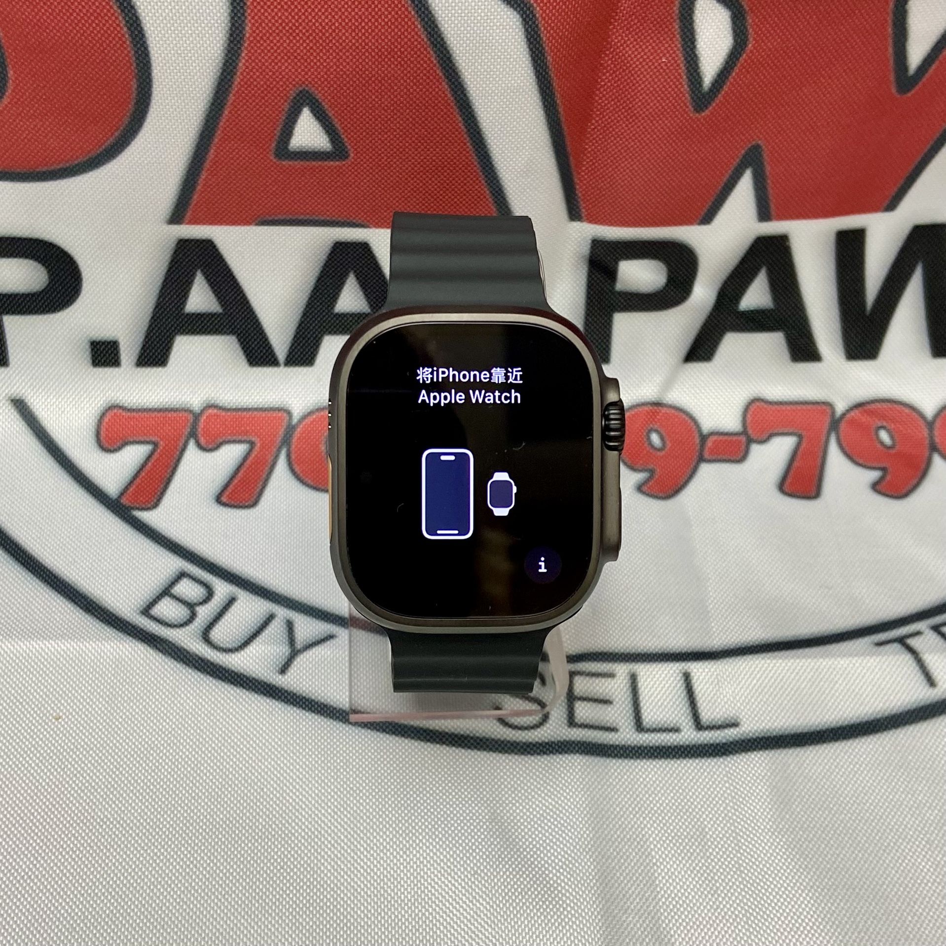 Apple Watch Ultra 2 49mm Black Titanium Smart Watch GPS + Cellular MYTC3LW/A 11054285