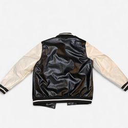 Leather Lettermen Jacket