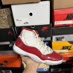 Jordan Cherry 11s  size 11 USED But Clean 